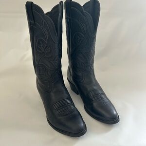 Ariat Womens Heritage Black Leather Western Boots Size 8B